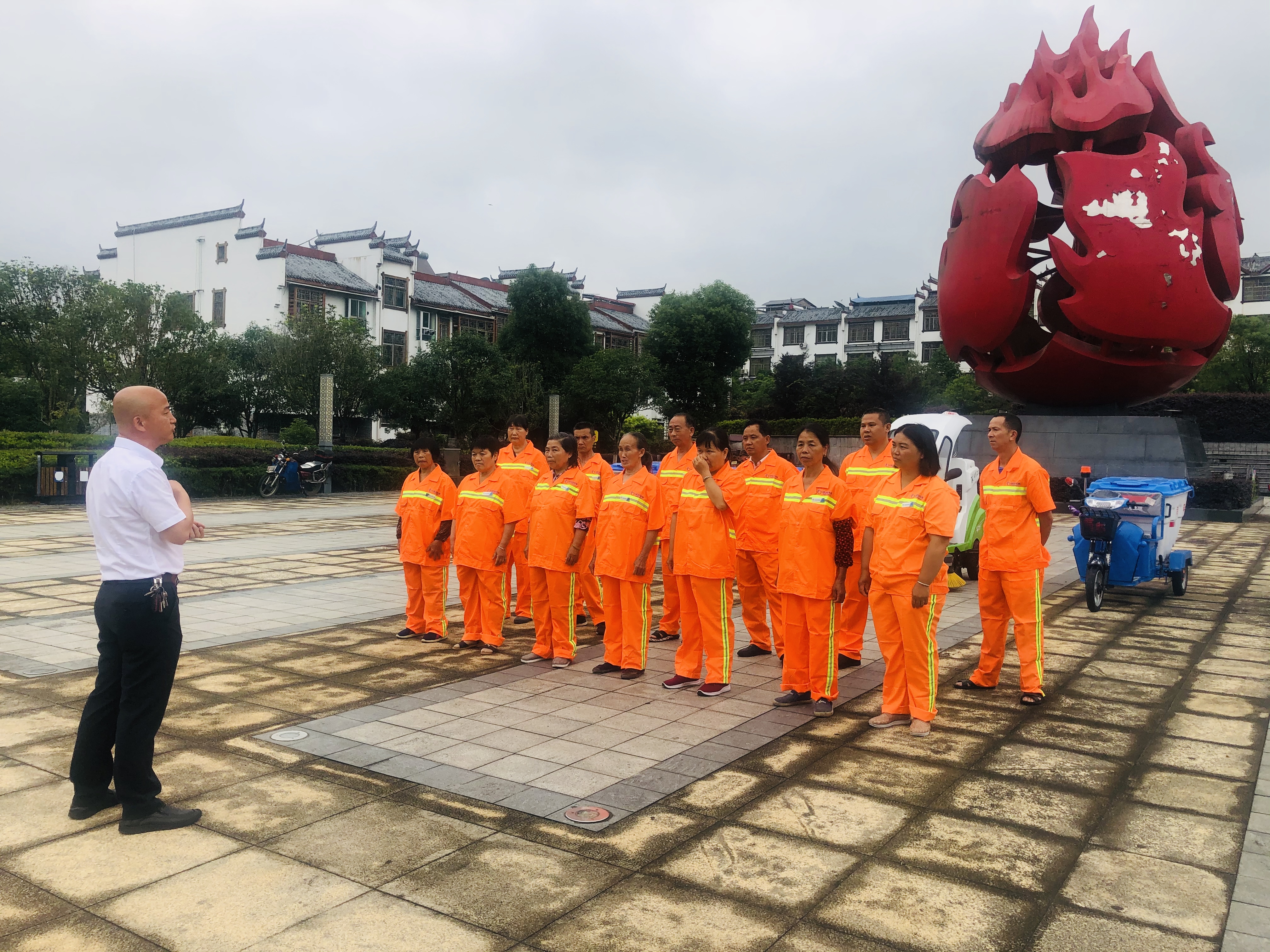 喜讯‖热烈庆祝湖南邦洁环境物业管理有限公司进驻汝城县热水镇乡村环卫一体化保洁项目！