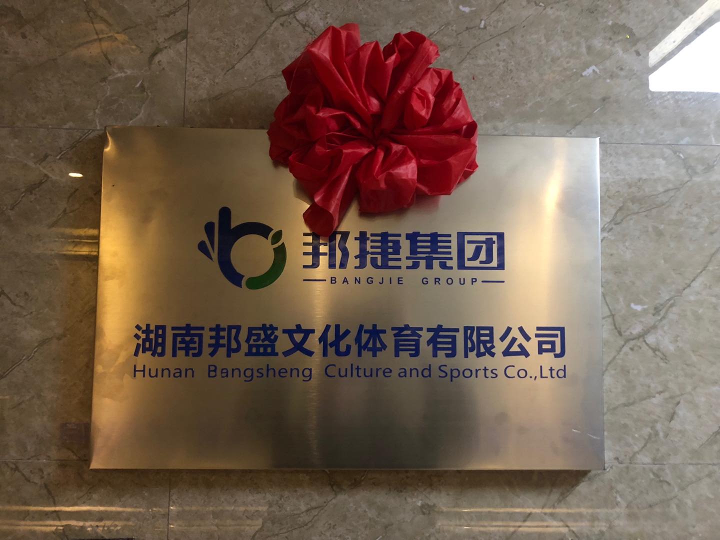热烈庆祝湖南邦盛文化体育有限公司成立！